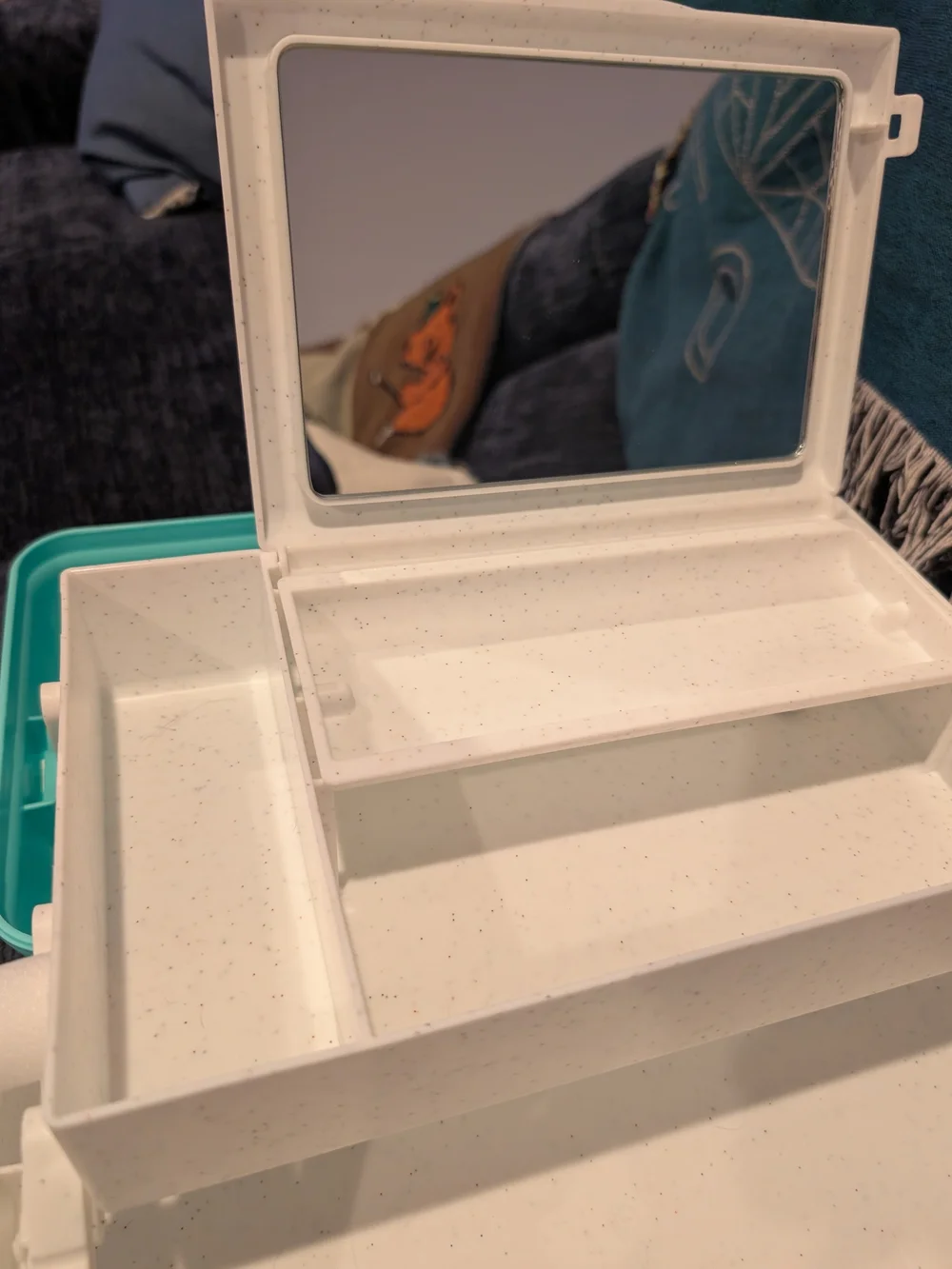 Caboodle Makeup Organizer Travel Case Brand New Teal Ulta